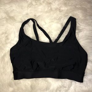 Lululemon black sports bra